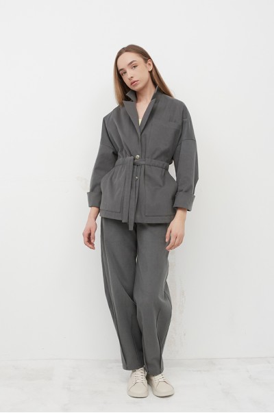 Сет бавовна димчасто-зелений (ЖА 15/1+ БР 91)